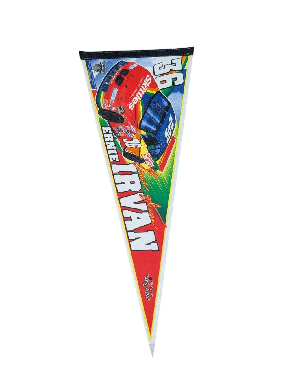 1998 Vintage Ernie Irvan Nascar Racing Pennant